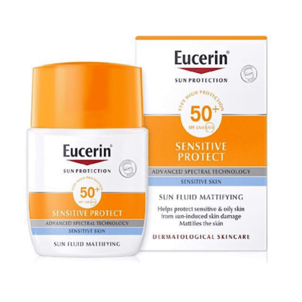 Eucerin Sun Protection Sensitive Protect Fluide SPF50+ Matifiant