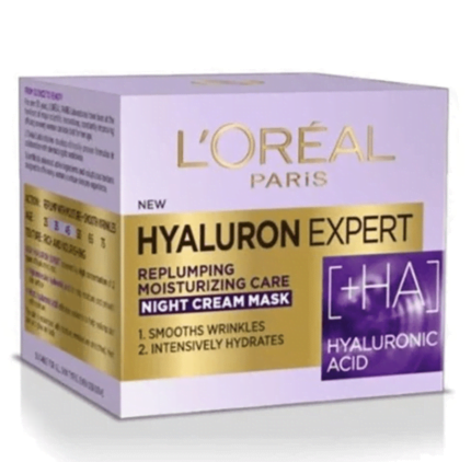 L'Oréal Hyaluron Expert Soin Repulpant Hydratant - Crème Masque de nuit