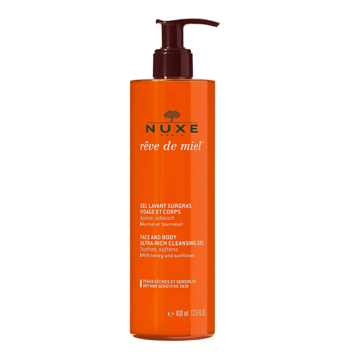 NUXE REVE DE MIEL GEL LAVANT SUGAR VISAGE ET CORPS