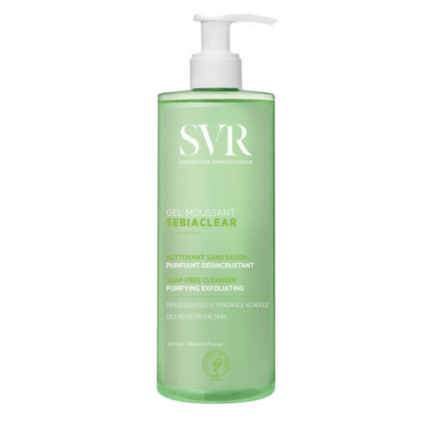 SVR GEL MOUSSANT SEBIACLEAR NETTOYANT SANS SAVON 400 ML