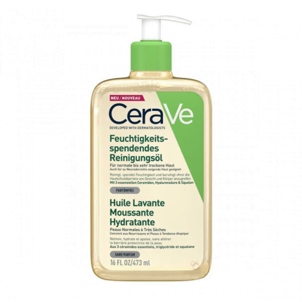 CERAVE HUILE LAVANTE MOUSSANTE HYDRATANTE 236ML