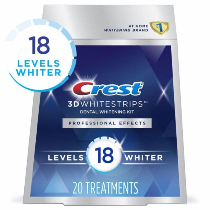 crest 3d white strips 18 levels whiter